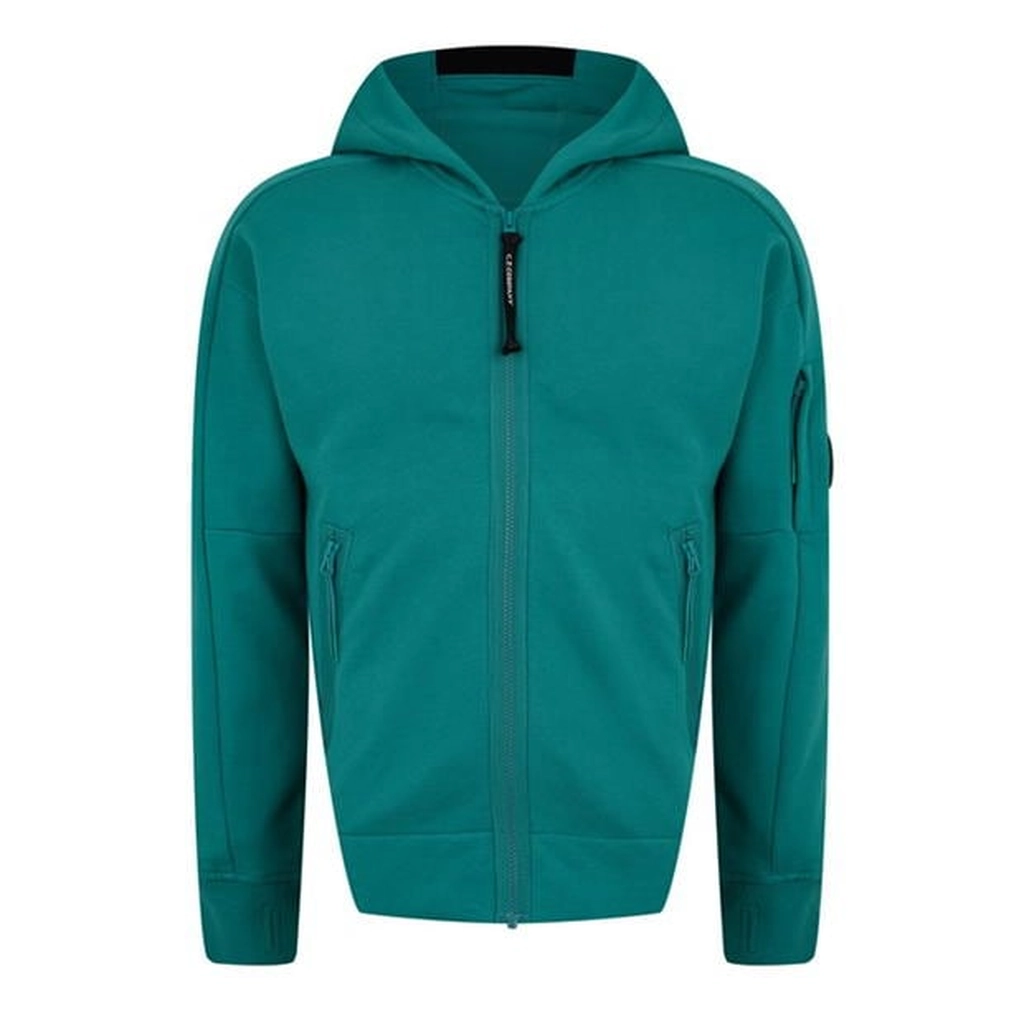 CP Company Goggle Lens Hoodie - Blue